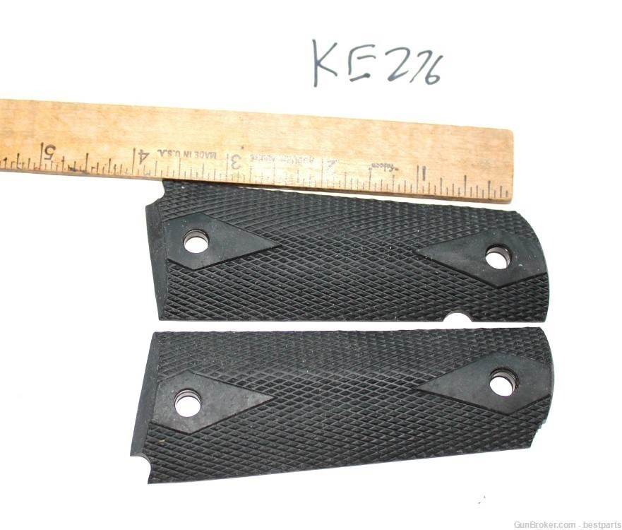 1911 Kimber Black Grips, New - #KE276-img-1