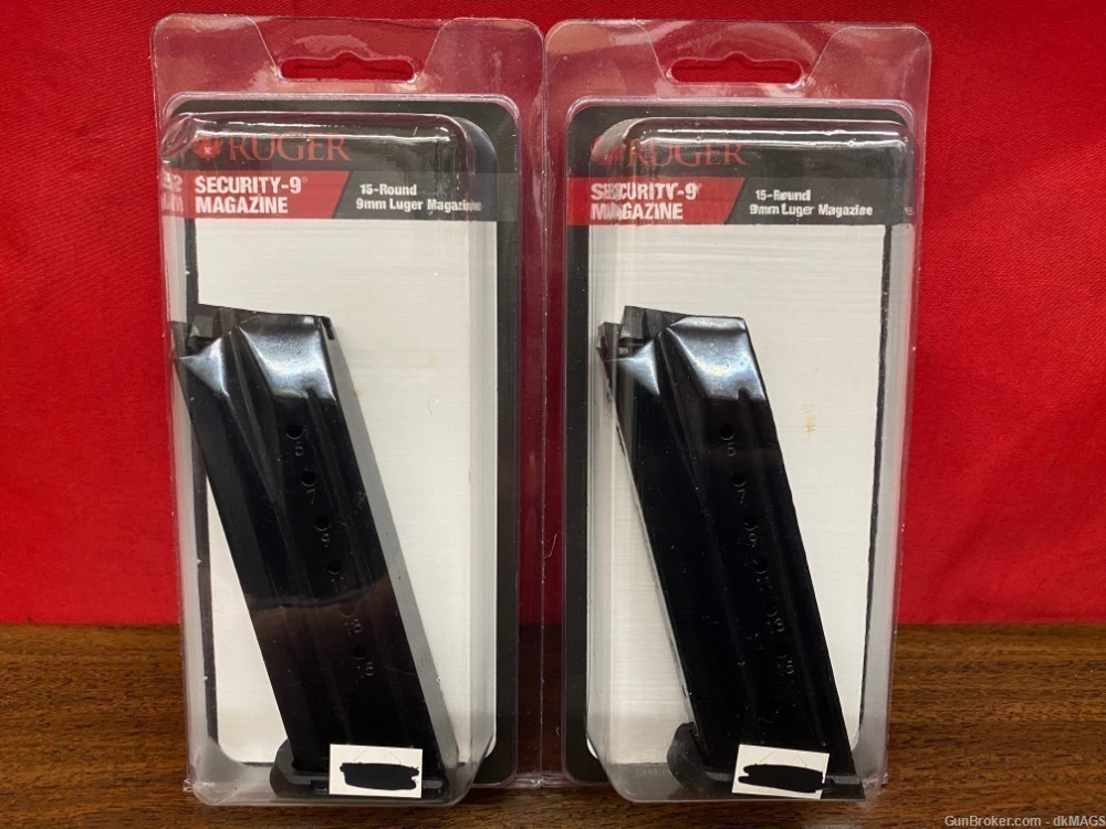 2 Ruger Security-9 9mm 15 Round Magazines-img-0