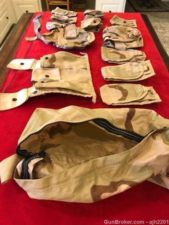 Mag & clip bags U S Army Desert Storm 13 bag lot-img-1