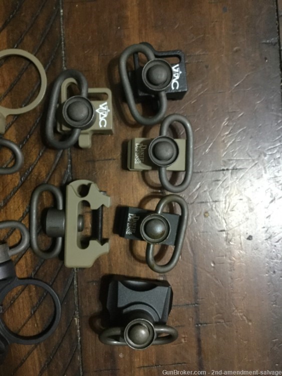 Lot of 8 sling mounts.  please read the listing ! could be great deal -img-1