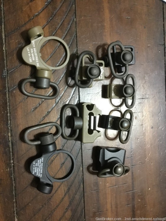 Lot of 8 sling mounts.  please read the listing ! could be great deal -img-0