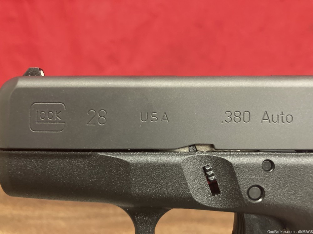 New Glock G28 10rd .380 Semi-Auto 3.43" Sub-compact Pistol G26 size frame-img-19