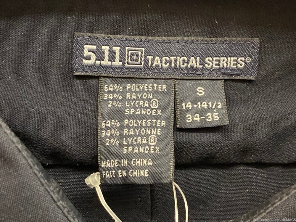 5.11 Tactical B-Class Long Sleeve Uniform Shirt External Pleat 42147 small-img-1