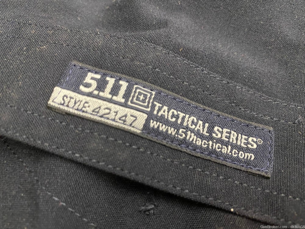 5.11 Tactical B-Class Long Sleeve Uniform Shirt External Pleat 42147 small-img-4