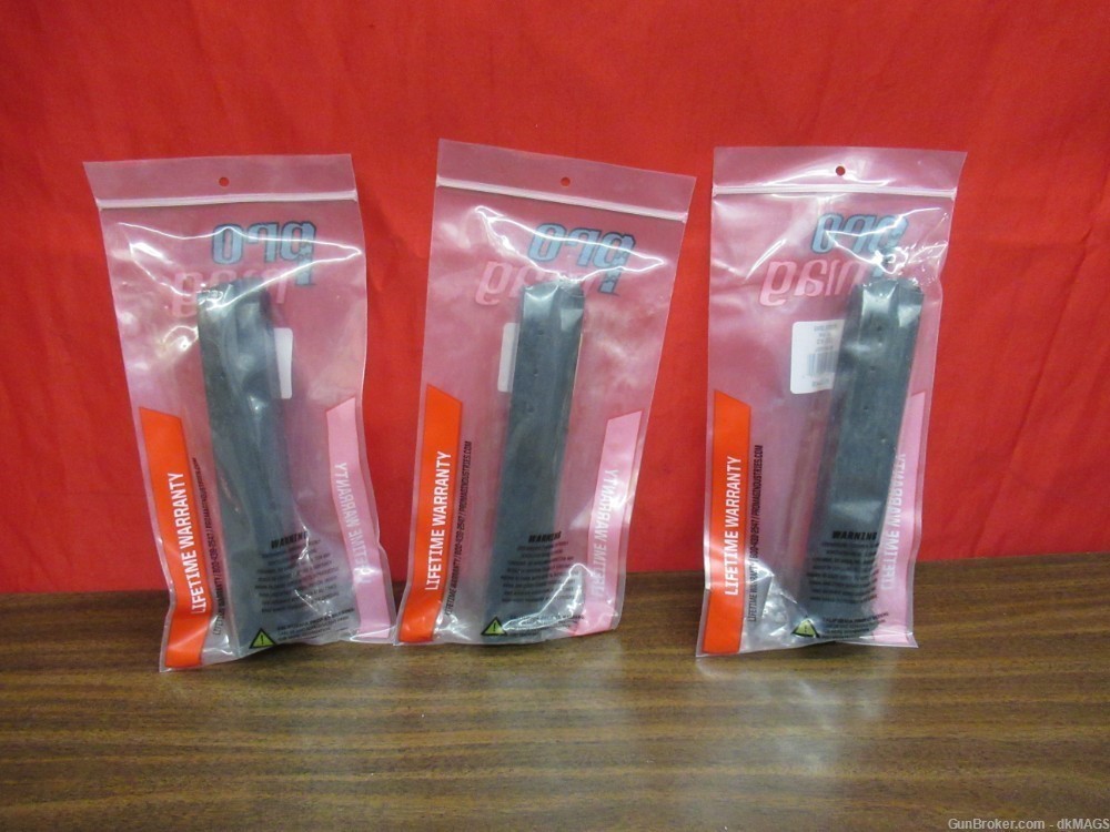3 Ruger SR40 25 Round .40 S&W Pro Mag Magazines RUG-A38-img-1