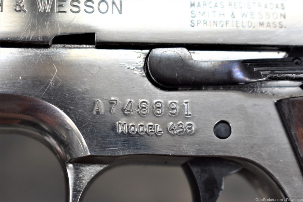 S&W 439 in 9mm Nickel-img-7