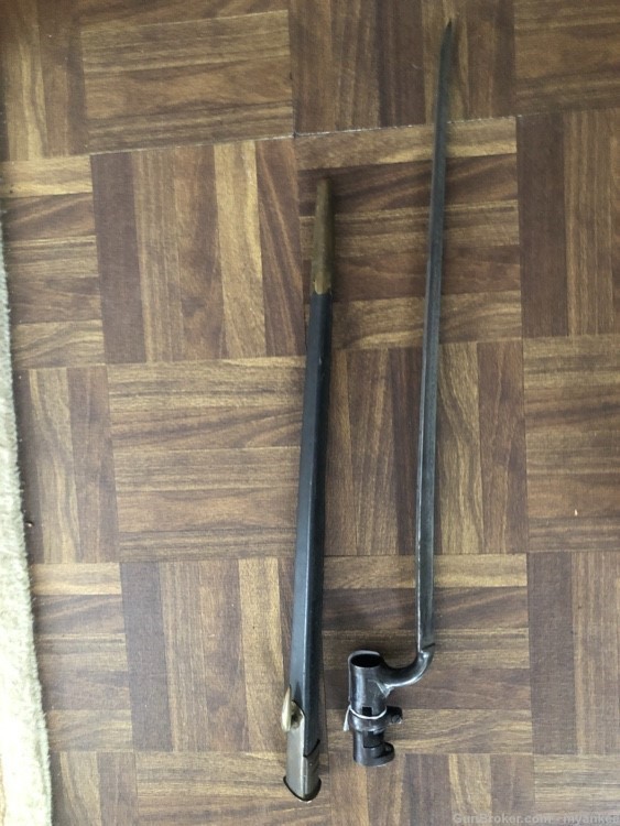 Enfield Musket.577 Bayonet and Scabbard -img-3