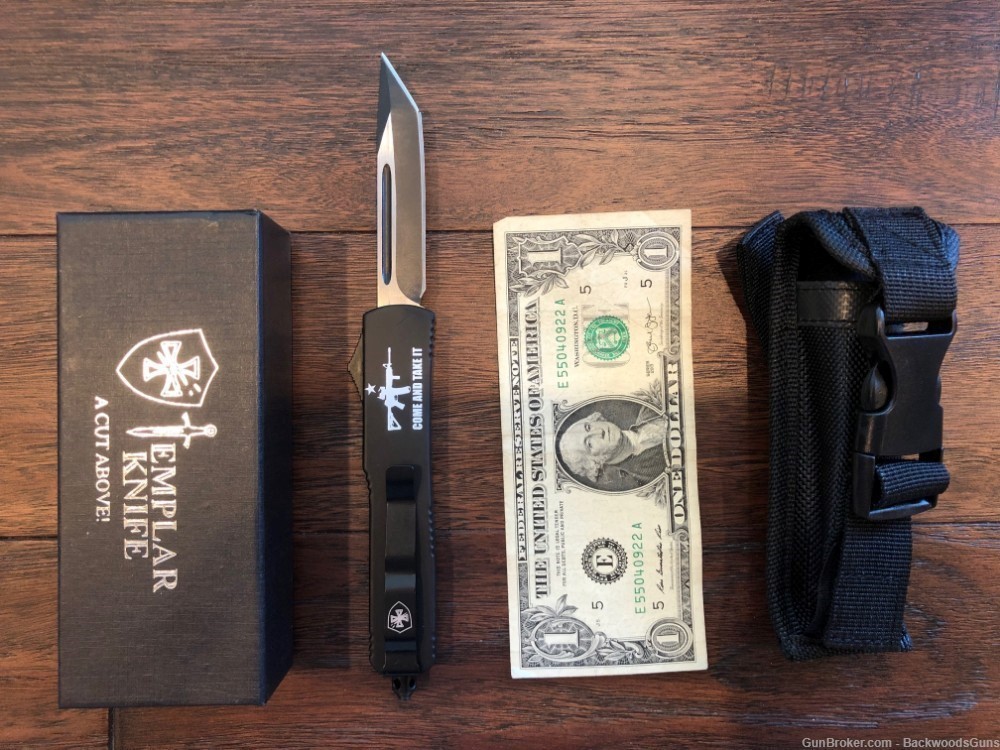 Templar Knife AUTO KNIFE Gen II Slim 3.43" OTF Tanto  COME AND TAKE IT-img-0