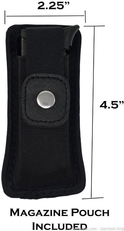  Garrison Grip Quality Leather Locking Bible Style Gun Case for SM Guns-img-4