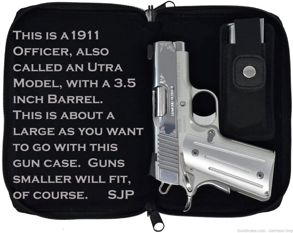  Garrison Grip Quality Leather Locking Bible Style Gun Case for SM Guns-img-2