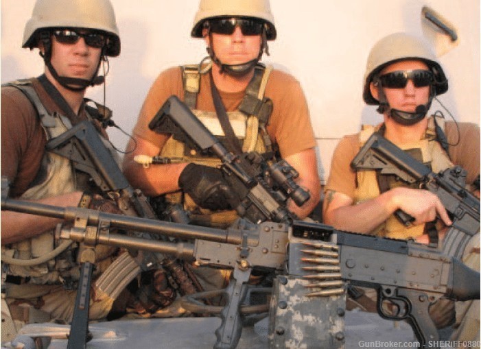 NOS M240 MAG MAG58 M240B 50 Round Nutsack Ammo Bag FN Nut Sack-img-4
