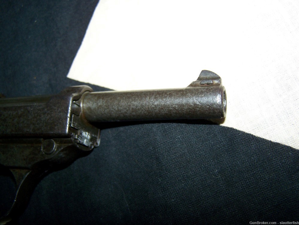 Interesting Late WWII Mauser SVW 45 Steel Grip P.38 Pistol, NO French Proof-img-8