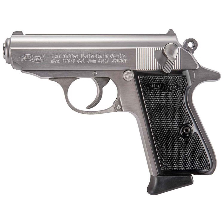 Walther PPK/S Pistol 380ACP Stainless 3.3-img-1