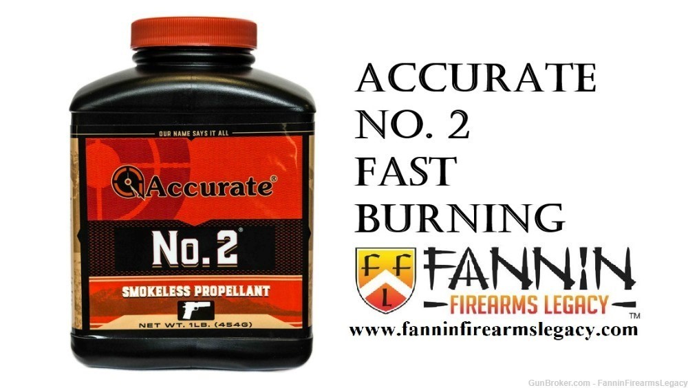Accurate No.2 Fast Burning Double-base Spherical Powder #2 Handgun-img-0