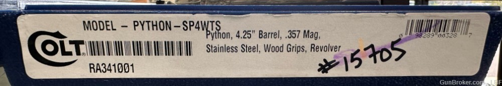Colt Python .357 mag 4.25" Barrel-img-2