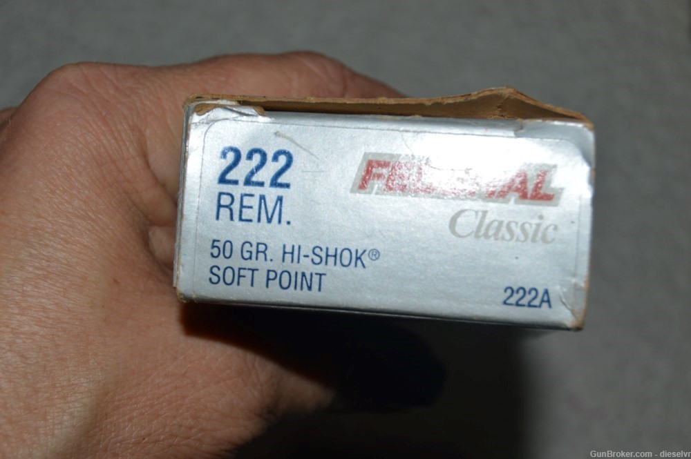 80 Rounds Federal Remington PMC 222 Remington Ammo-img-2