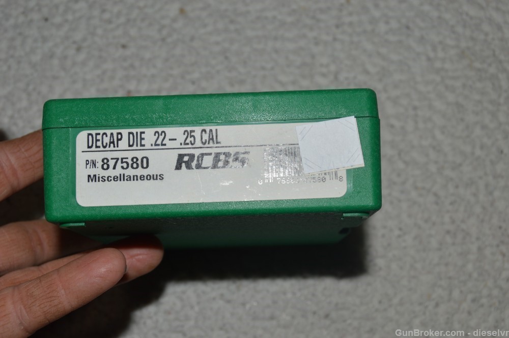 NEW RCBS De-Capping Die 22-25 Caliber-img-1