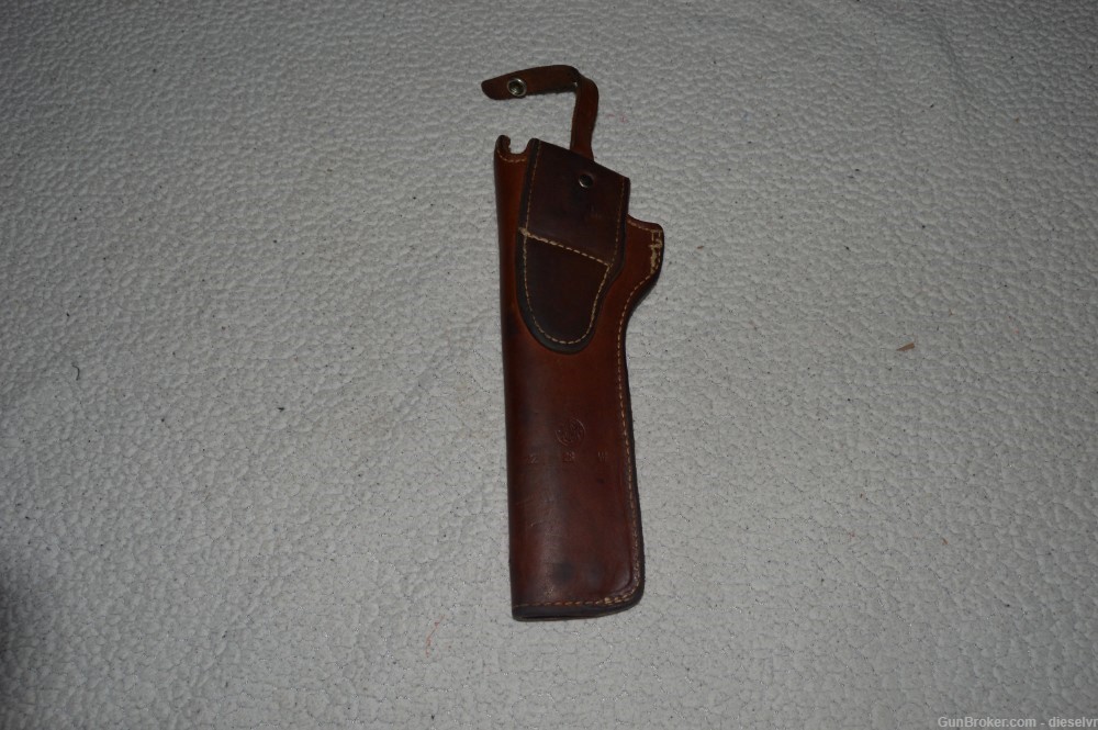Smith & Wesson Leather Basketweave RH Hip Holster For 8 3/8" Revolver-img-4