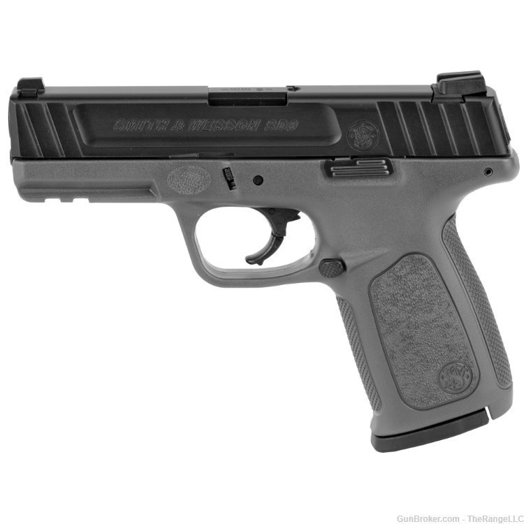 NIB Smith & Wesson SD9 Gray/Black 9mm 4" 16rd, NO CC FEES & FREE SHIPPING!-img-0