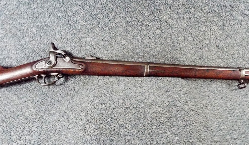 Springfield 1863 Musket 58 Cal 40" Barrel With Cartouche -img-8