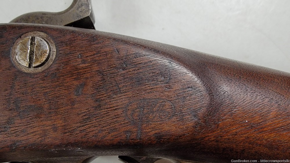 Springfield 1863 Musket 58 Cal 40" Barrel With Cartouche -img-10