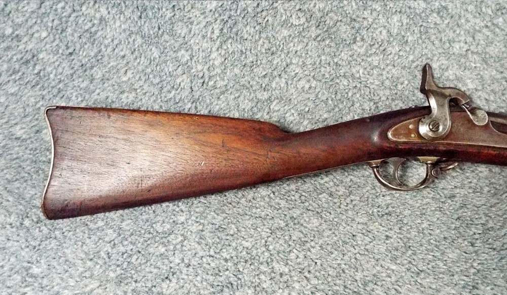 Springfield 1863 Musket 58 Cal 40" Barrel With Cartouche -img-6