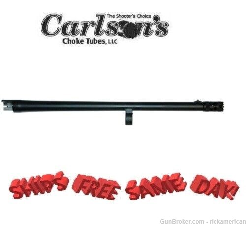 Carlson's Remington 870 12 Gauge 18.5" Barrel w/ Breecher Choke NEW # 87006-img-1