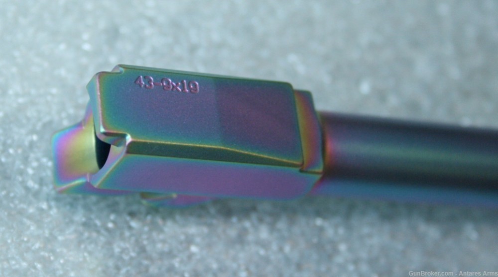 Barrel for Glock 43 Threaded Unicorn Tears Oil Slick Stainless 9mm-img-2