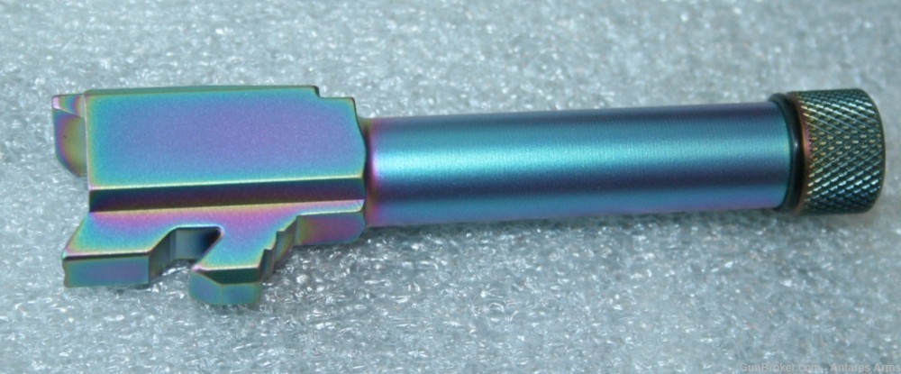 Barrel for Glock 43 Threaded Unicorn Tears Oil Slick Stainless 9mm-img-0