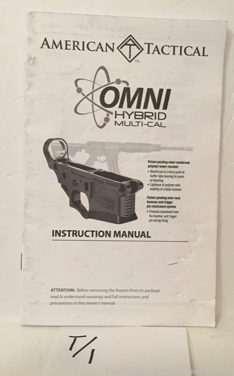 American Tactical Omni Hybrid Owners Instruction Manual-img-0