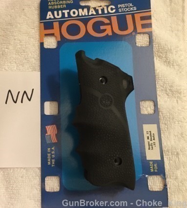 New Hogue Ruger MK II .22 Auto Pistol Left Handed Grips Rubber-img-0