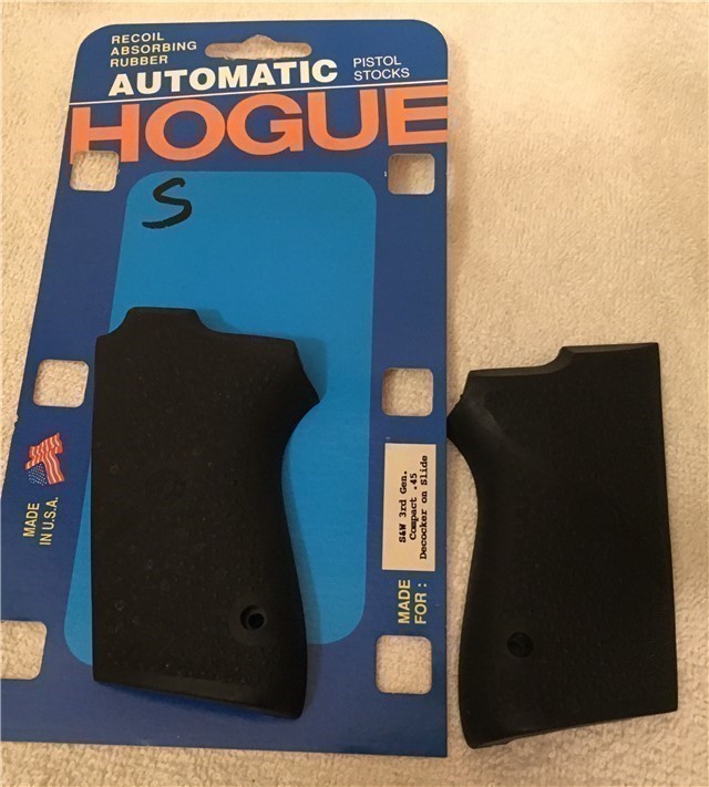 New S&W 3rd Gen. .45 Auto Houge Grips 4016 4516-img-0