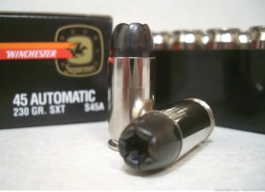 45 acp Winchester Black Talon Supreme .45 Auto 20 round Boxes 8 available -img-2