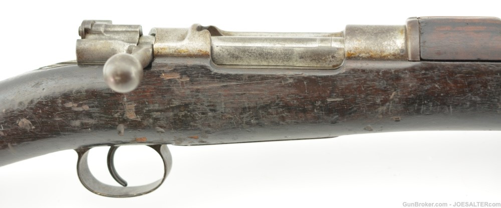 Antique Brazilian Model 1894 Mauser Rifle by Ludwig Loewe-img-2