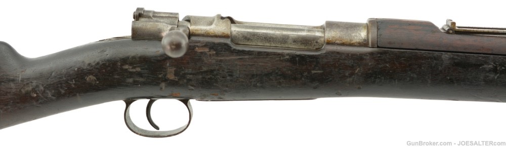 Antique Brazilian Model 1894 Mauser Rifle by Ludwig Loewe-img-0