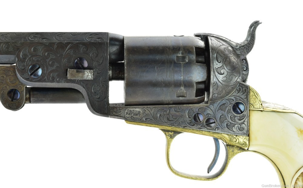 INSCRIBED FACTORY ENGRAVED COLT 1851 NAVY (C14631)-img-3