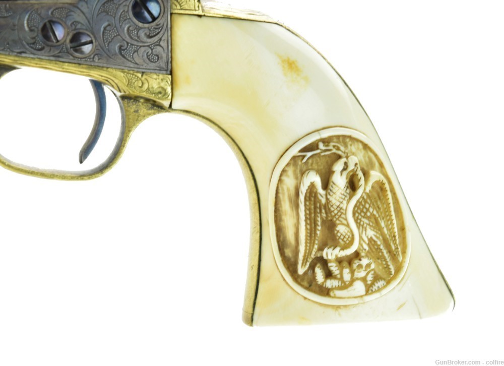 INSCRIBED FACTORY ENGRAVED COLT 1851 NAVY (C14631)-img-6