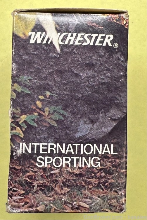 Vintage Winchester International Sporting 12 Gauge 25 Round Box-img-2