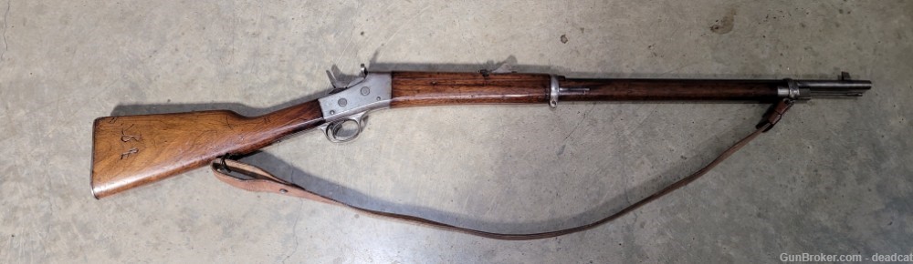 Remington Military Model 1902 Rolling Block Rifle 7mm Mauser + Sling-img-0