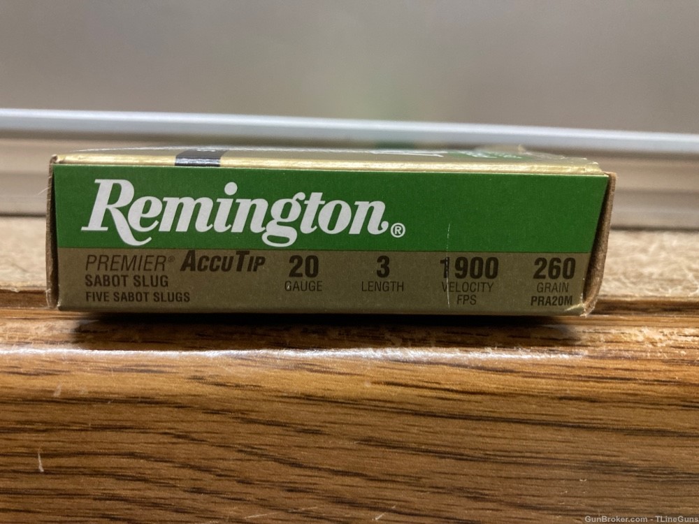 Remington Premier Accutip 20 GA 3” 260 GR PRA20M 5 Rounds-img-0