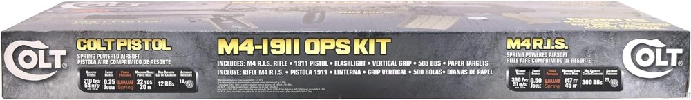 Colt Soft Air RIS Spring Airsoft Rifle and Pistol On-Duty Kit, Tan 180790-img-7