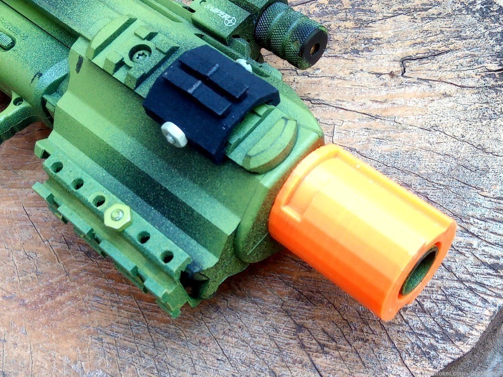 AirPower3D Muzzle Adapter Type I for Umarex TAC to Attach Nerf Barrels-img-1