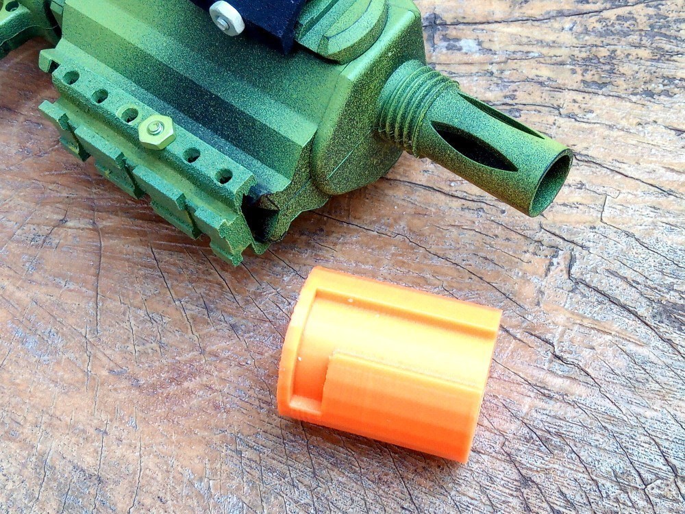 AirPower3D Muzzle Adapter Type I for Umarex TAC to Attach Nerf Barrels-img-0