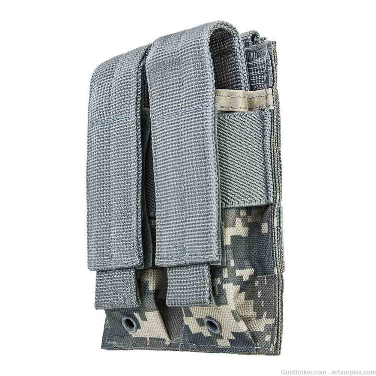 VISM 2 Pocket Camo MOLLE Belt Pouch fits S&W M&P Magazines-img-0