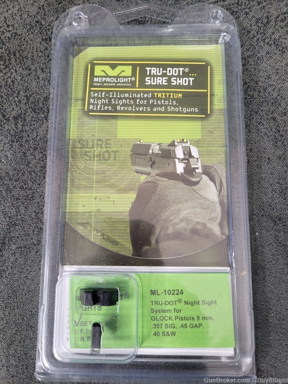 Meprolight Tru-Dot Sure Shot Night Sight System for GLOCK Pistols ML10224-img-0