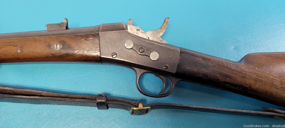 Spanish Oviedo Model 1874 Rolling Block Single Shot Musketoon .43 Reformado-img-8