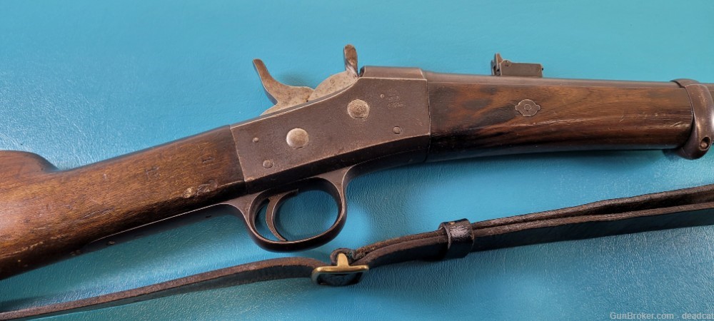 Spanish Oviedo Model 1874 Rolling Block Single Shot Musketoon .43 Reformado-img-3