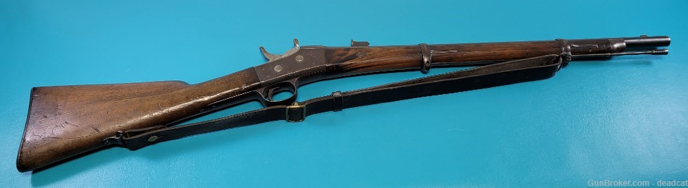 Spanish Oviedo Model 1874 Rolling Block Single Shot Musketoon .43 Reformado-img-1