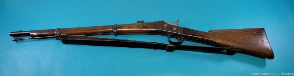 Spanish Oviedo Model 1874 Rolling Block Single Shot Musketoon .43 Reformado-img-0