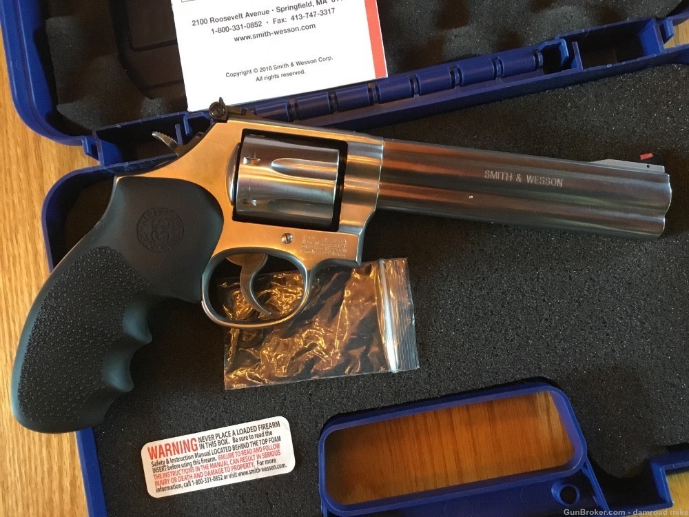 Smith & Wesson 686-6 S/S 6” 7-shot 357 mag #150712-img-1